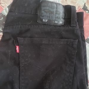 Levi's 513 black label jeans